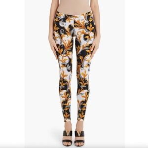 Versace Barocco Acanthus Print Leggings